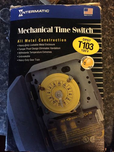 INTERMATIC T103 Timer,24 Hour,Dpst