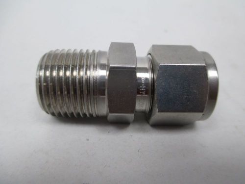 NEW HY-LOK CLX STAINLESS PIPE CONNECTOR FITTING ADAPTER 1/2IN NPT TUBE D302713