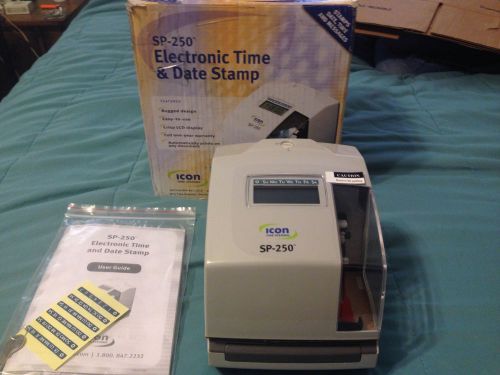 Icon SP-250 Electronic Time and Date Stamp With Keys
