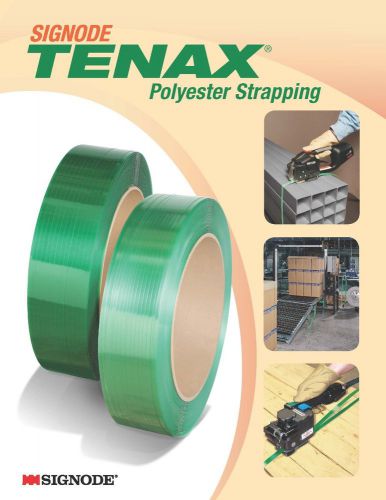 Signode tenax 1818 green 1/2&#034; 600 lb. plastic strapping banding for sale