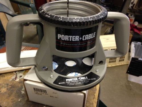 PORTER CABLE PRODUCTION ROUTER FIXED BASE MODEL 75361 FITS 7518, 7519, 7536