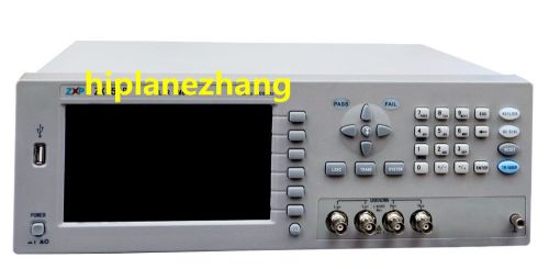 Hi-accuracy 0.05% lcr meter 20hz-500khz 1mhz dc bias source tftlcd rs232 usb lan for sale