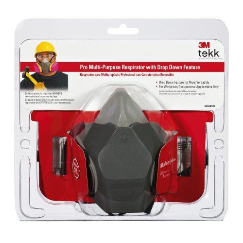 3M 62023DCA1-C Tekk Protection Professional Multi-purpose Respirator  1-Pack