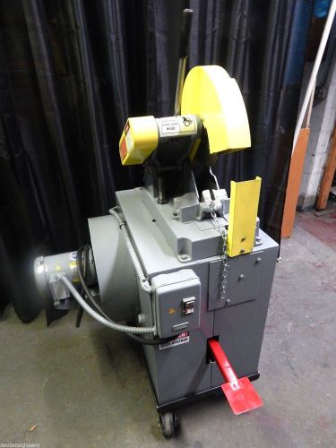 Abrasive cut off /chop saw 12&#034; everitt ind.w/dust coll/fume exhaust cabinet base for sale