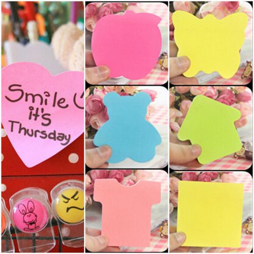 Cute Sticker Post Bookmark Point Marker Memo Flags Colorful Sticky Note Wish