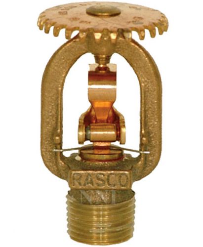 165*F Fusible Link  Brass Upright  Sprinkler, Rasco Reliable Model G, 1/2&#034; NPT