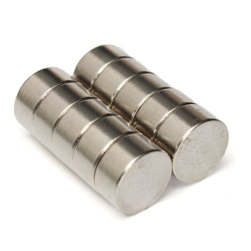 10Pcs N50 Grade 10x5mm Strong Round Disc Cylinder Magnet Rare Earth Neodymium