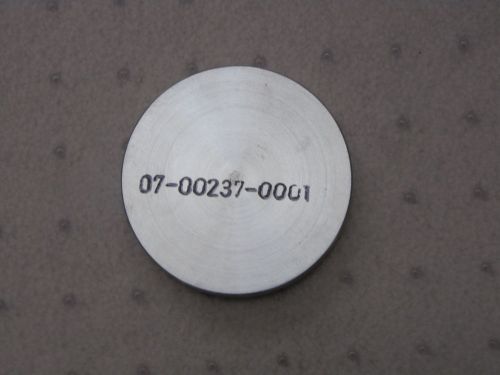 0.375&#034; thick, 2.3&#034; diameter aluminum plate disk