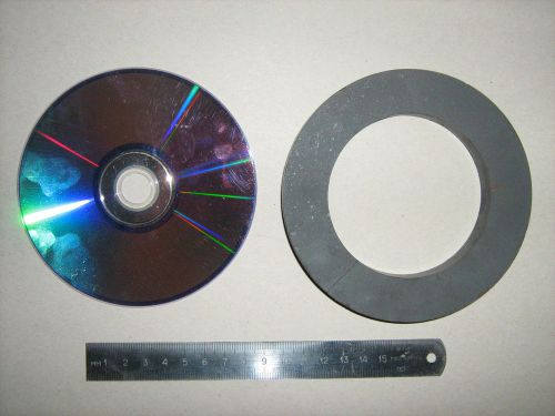 2 pcs Ferrite Ring HF Toroid Core 125 x 80 x 10 mm made in USSR