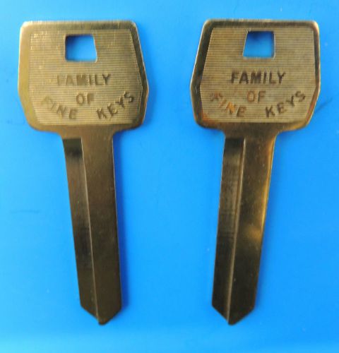 New ford lincoln  h60 gold tone family of fine keys blanks buy 2 get 3rd free for sale