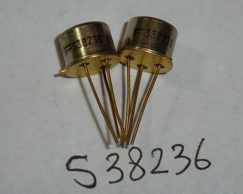 2 NOS High Quality GOLD PINS S38236 S 38236 2N2222 ? TRANSISTOR GOLD LEADS