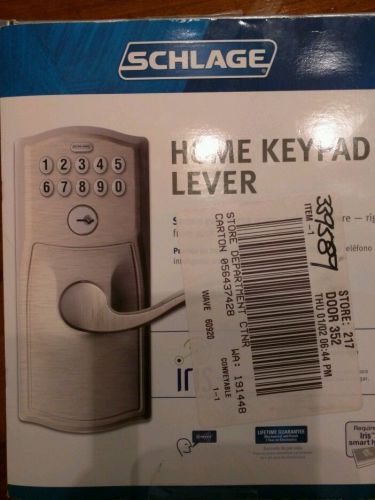 Schlage Home Keypad and Door Lock