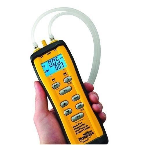 Fieldpiece sdmn6 dual port manometer and pressure switch tester - new! for sale