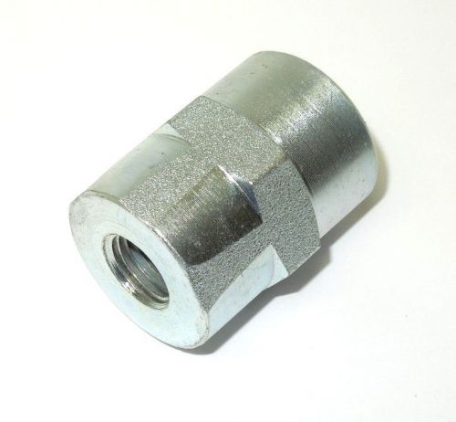 1/4&#034; x 1/8&#034; npt hex female reducing union plated steel hydraulic new &lt;5000-04-02 for sale