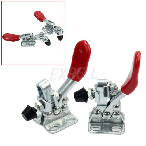 2 Pcs 60Lbs Quick Holding Capacity Latch Hand Tool U Shaped Bar Toggle Clamps