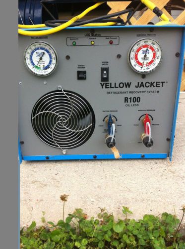 Yellow jacket r100 refrigerant recovery system for sale