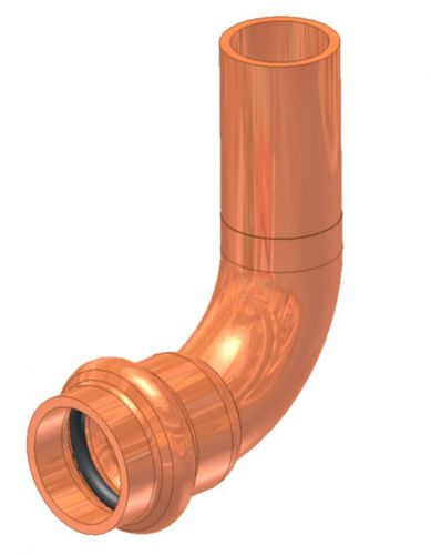 Elkhart Products Copper 90 Street Elbow 1&#034; x 1&#034; 807-2 Lot of 7