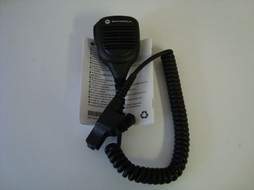 2 oem motorola pmmn4038a remote speaker mic, ip57 fits: xts5000,xts3500,xts3000 for sale