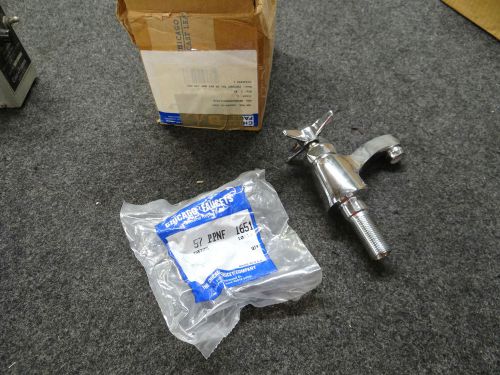 NEW Chicago Faucets 701-HOTCP HOT SELF CLOSING Single Lavatory Faucet CHROME
