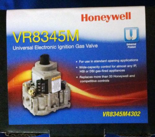 BRAND NEW Honeywell VR8345M4302 Universal Electronic ignition Combo Gas Valve