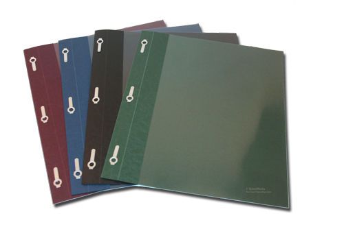 Recycled Transcript Covers  with Fasteners Up to 80 Sheets Pack of 25