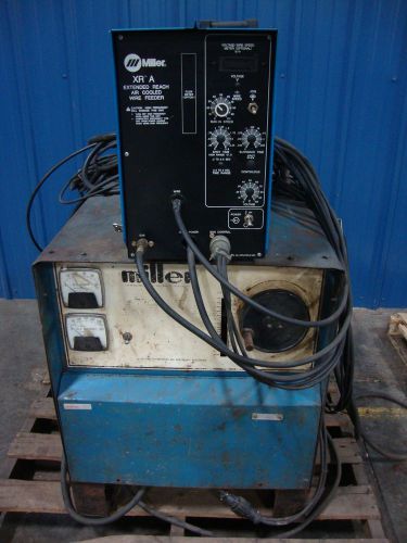 Miller cp-250ts dc mig welder with xr a extended reach wire feeder for sale
