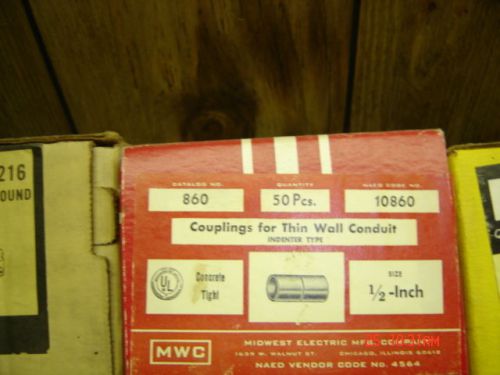 Midwest electric couplings for thin wall conduit indentor model 860 for sale
