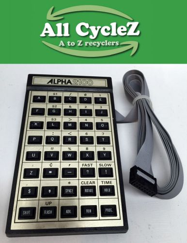 Alpha Cable Remote Programming Keyboard for Alpha 210 and 221 models