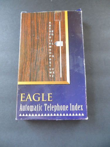 Eagle Vintage Automatic Telephone Index Phone Numbers  Pop Up Top New In Box