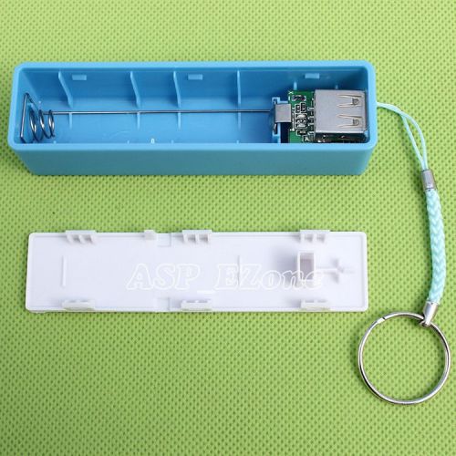 Blue USB Power Bank Kit 18650 Battery Charger DIY Box