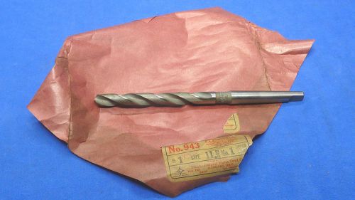 Cle-Forge,No.943,High Speed Drill,No.1 Taper Shank,Size 11 M-M,New