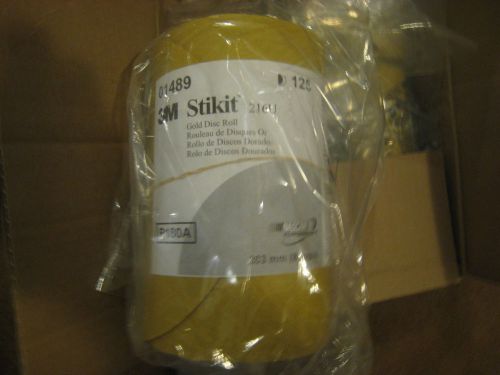 1 Roll  3M Stikit Gold 8 in Disc Roll  216U 180A  grit 125 ct roll  # 01489