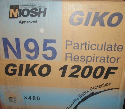 Giko NIOSH Approved Surg Grade - Particulate Respirator Dust Face Masks Case/480