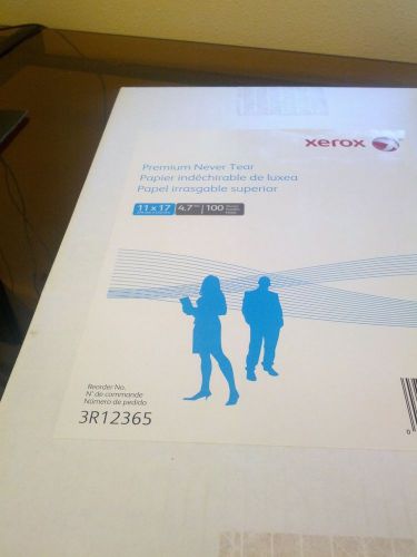 XEROX Premium Never Tear 11x17 4.7 mil, 100 sheets 3R12365