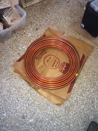 5/8 &#034; in. x 100 ft. copper soft type refrigeration tubing qty 2 50&#039; hvac for sale