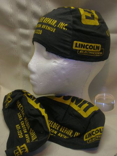 3 Welding Caps Advertising Lincoln Welders Electirc Welder Repair Head Hat