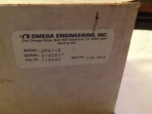 Omega DP41-E High Performance Process Indicator Panel Meter 115V 10W S# 3140617