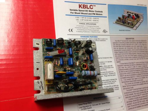 KB ELECTRONICS MODIFIED  KBLC-19PM-MOD DC DRIVE MOTOR CONTROLLER
