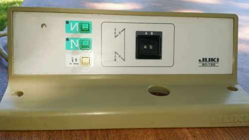 Juki SC-120 stitch control panel
