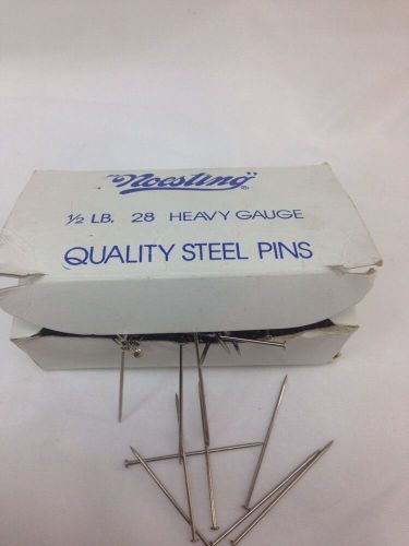 rare Vintage NOESTING 7.4oz 28 heavy gauge quality Steel pins 1.75&#034; long