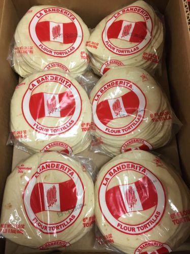 6 In Tortilla La Banderita Flour 24/12 Case Flour Ole Mexican Foods 6 Inch Wrap