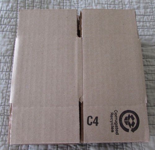 New Gift 5 4x4x4 Cardboard Packing Mailing Moving Boxes Corrugated Box Cartons