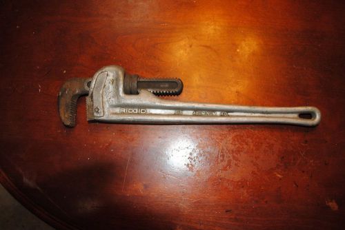 Ridgid 818 HD 18&#034; Heavy Duty Aluminum Pipe Wrench Straight Rigid