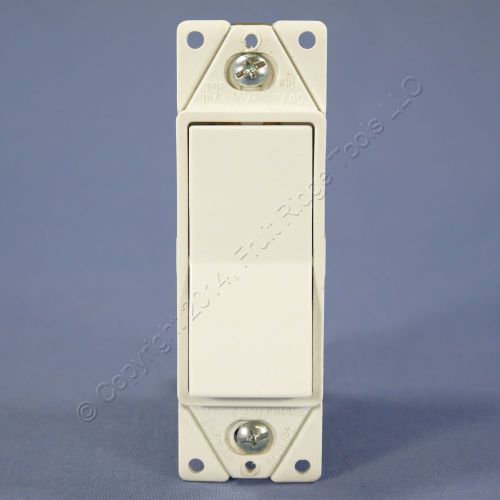 Eagle white framed 4-way decorator rocker wall light switch 15a 120/277v 6604w for sale