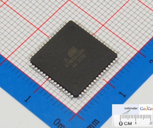20 pcs/lot IC ATMEGA128A-AU, 8-bit AVR Microcontroller