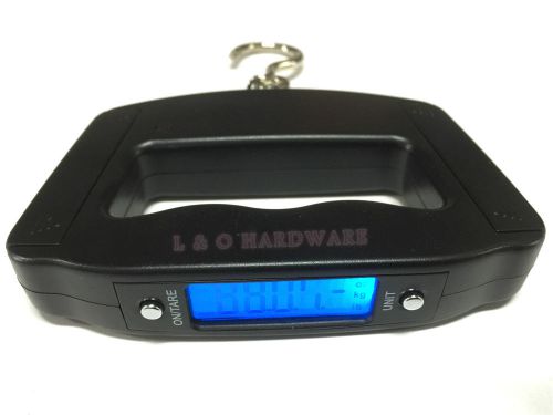 1 pc ELECTRONIC DIGITAL LUGGAGE SCALE With BLUE BLACK LIGHT-Brand New in BOX
