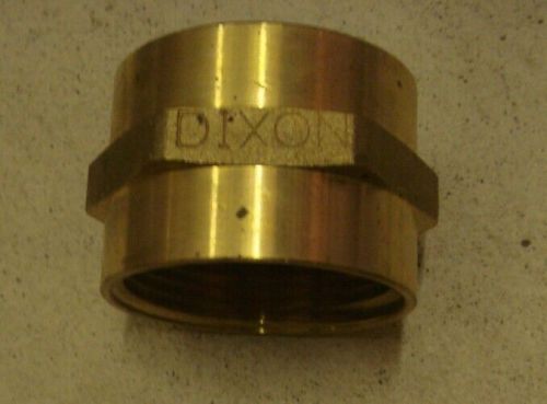 New dixon fire hydrant hex double female brass adapter ffh1515f for sale
