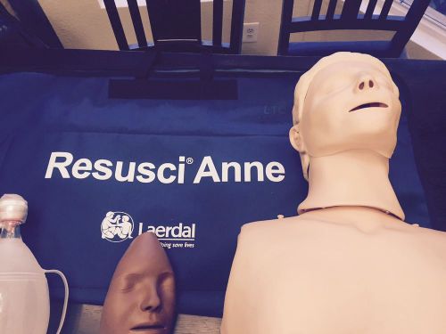 Laerdal Resusci Anne Torso Basic Adult CPR Training EMT Medical Trainer Manikin