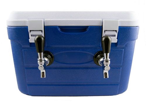 Jockey box draft box beer kegerator two tap 2x50-ft stainless steel coils dbx250 for sale