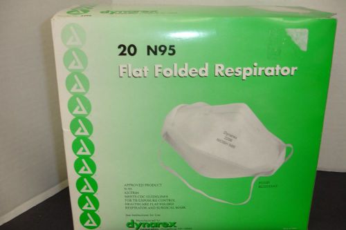 Dynarex N95 Flat Folded Respirator #2296 (20 count)